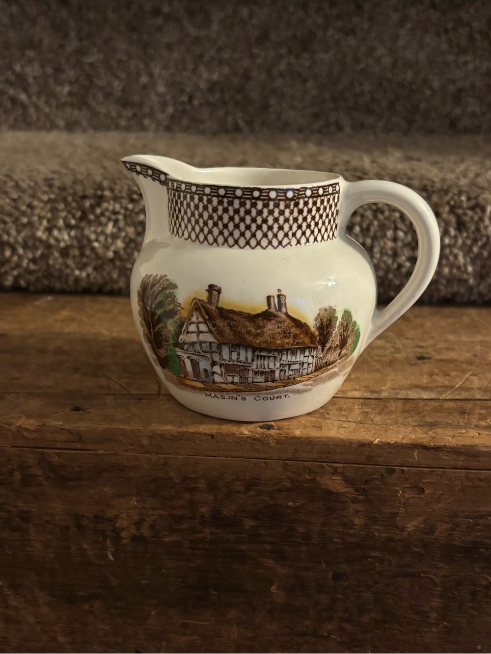 White Ceramic Cottage Pitcher - Classic Home Art